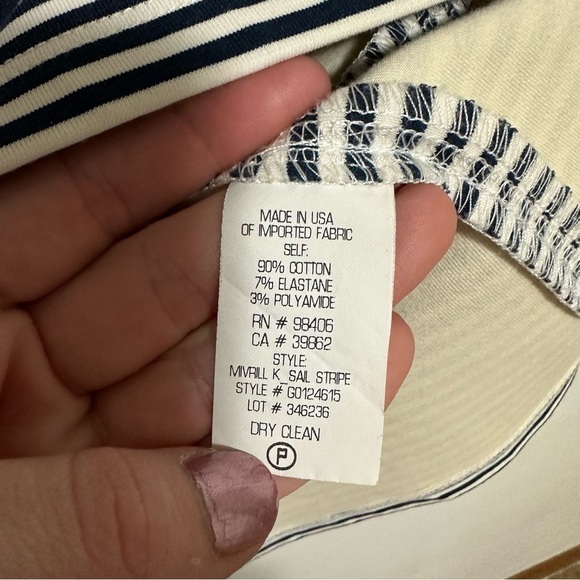 Theory Mivrill Sail Striped Sleeveless Sheath Dress - Picture 6 of 10